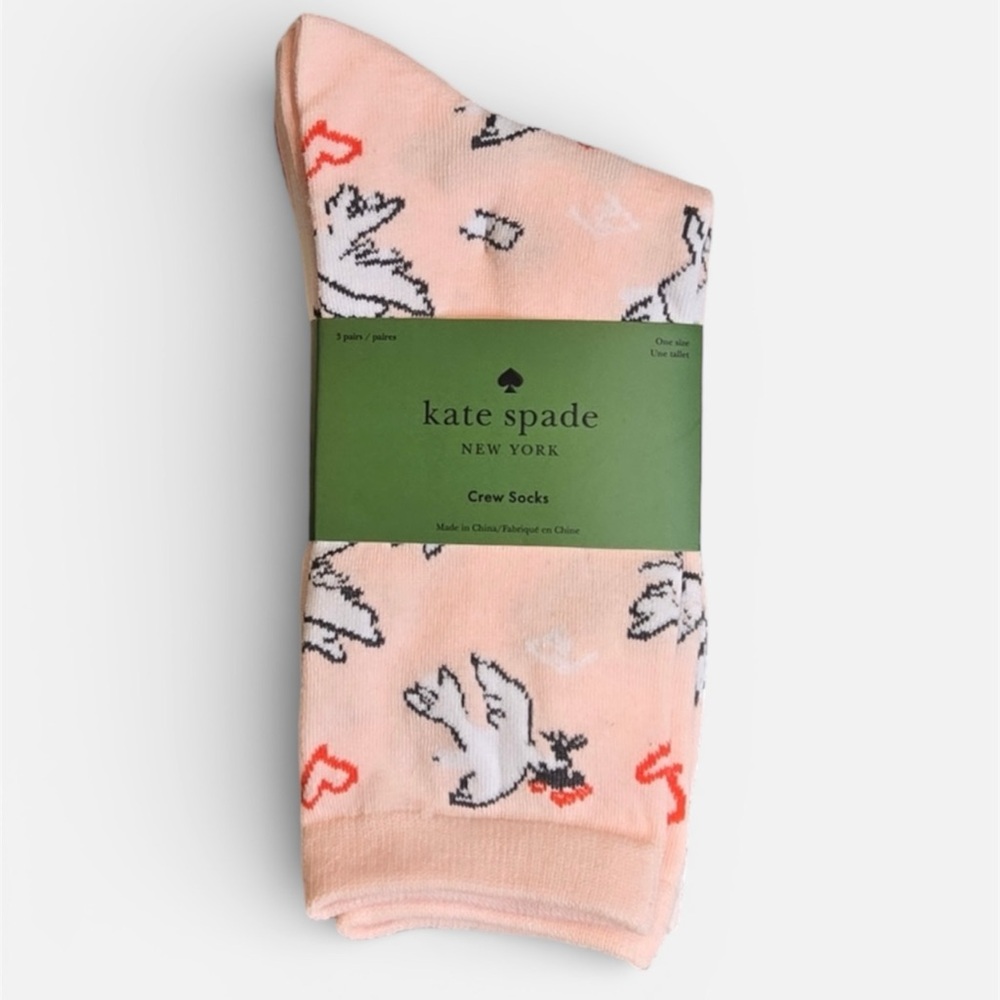 Kate Spade New York Women’s 3Pack Crew Sock sz 5-10